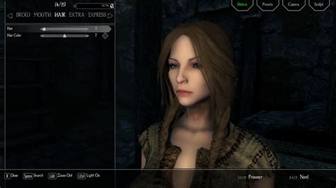 Salt And Wind Rough Hair For Apachii Sky Hair Se At Skyrim Special