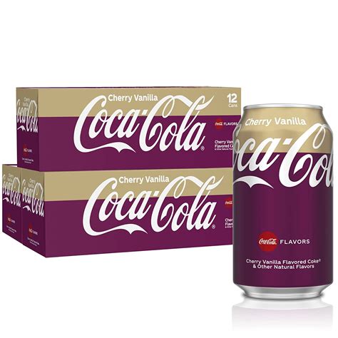 Coca Cola Cherry Vanilla 12 Fl Oz Cans Pack Of 36 12 Fl