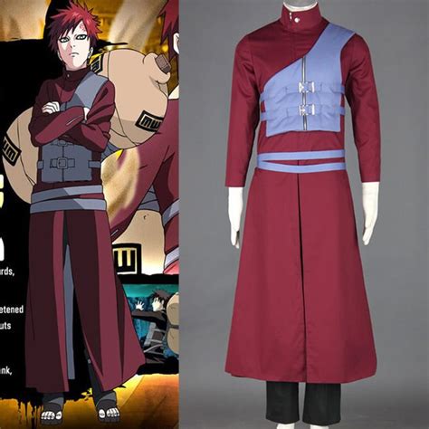 Anime Naruto Gaara Cosplay Costume Halloween Costumes For Men Adult