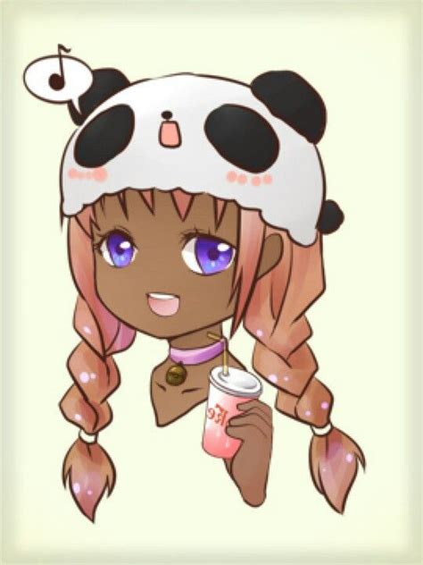 Anime Girl With Panda Hat