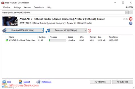 Free Youtube Downloader 4 6 1094 Free Download Latest Version