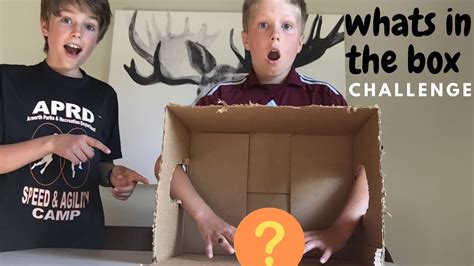 Whats In The Box Challenge Youtube