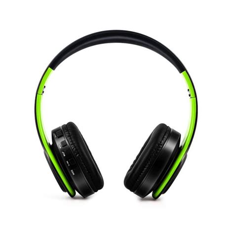 Ape Basics Portable Wireless Bluetooth Stereo Foldable Headphones Green At Mighty Ape Nz