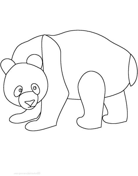 Panda Outline Coloring Page Panda Outline Coloring Page Coloring Sun