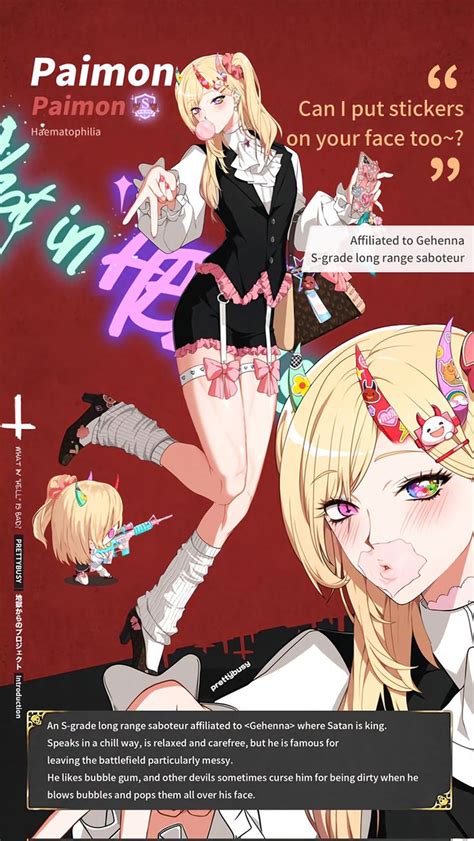 Game Character Character Design Anime Kingdom Demon Girl Woof Satan Bad Girl Aesthetic