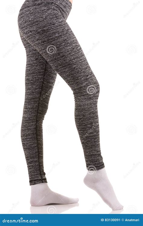 White Socks Yoga Pants