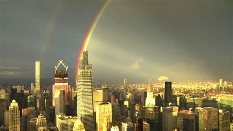 Stunning Double Rainbow Lights Up New York City Skyline On 911 Video