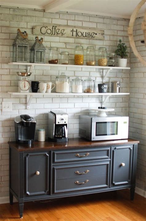 30 Stylish Home Coffee Bar Ideas Stunning Pictures Included 1000