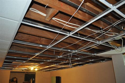 Suspended ceiling or drop ceiling. Basement Finishing - Kirkwood, MO Basement Transformation ...