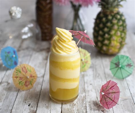 Disneylands Tiki Room Pineapple Dole Whip Float Recipe Food Is Four