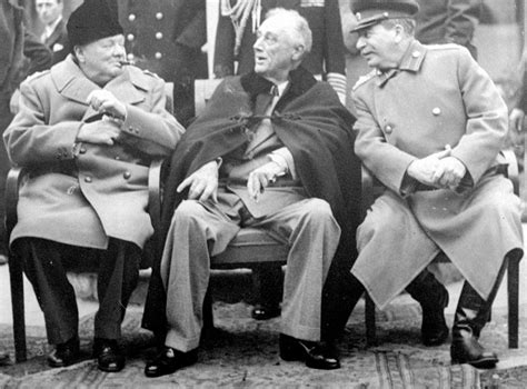Jalta 1945 Churchill Roosevelt Stalin Aktuálněcz