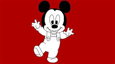 How To Draw Mickey Mouse From Mickey Mouse Clubhouse Youtube