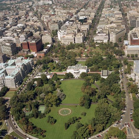 An Aerial View Of The White House Rpics
