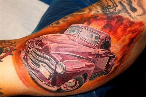 1950s Chevy Pickupmade At Tattoo Tage Rosenheim Best Of Color 3place