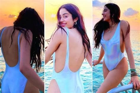 Janhvi Kapoor Bikini Pictures Bollywood Actress Janhvi Kapoor Flaunts Her Bikini Body In