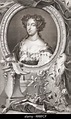 Retrato de la Reina María II de Inglaterra del siglo XVIII. 1035 Queen ...
