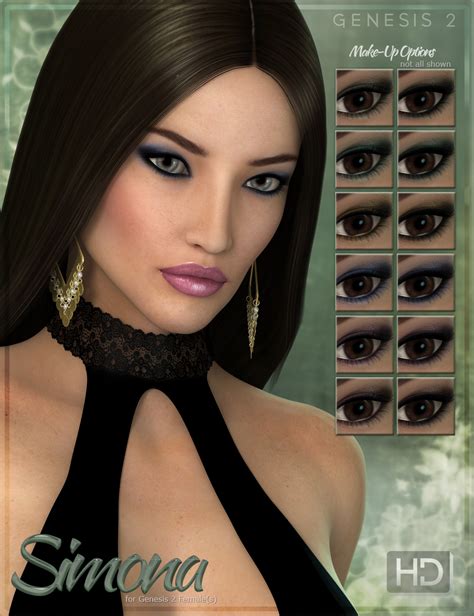 Fw Simona Hd For Genesis 2 Females Daz 3d