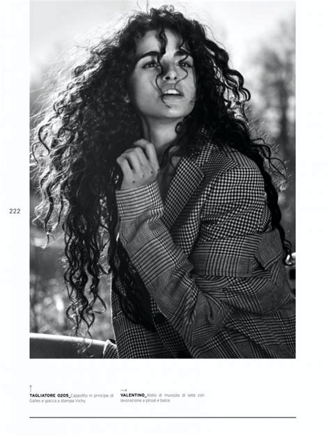 Chiara Scelsi Wears Romantic Looks For Lofficiel Italy Curly Hair