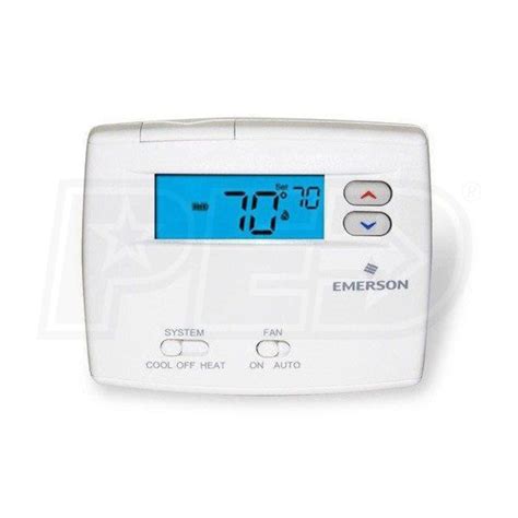 Emerson 1f86 0244 Blue 2 Inch Thermostat Single Stage Non Programmable