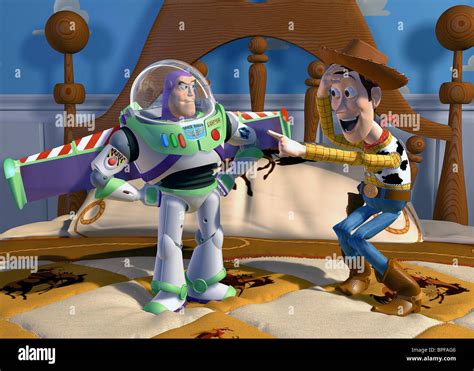 Buzz Lightyear Woody Toy Story 1995 Stock Photo Alamy
