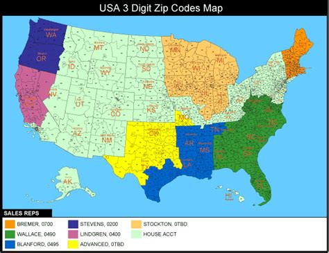 United States Digit Zip Code Wall Map The Map Shop Vrogue Co