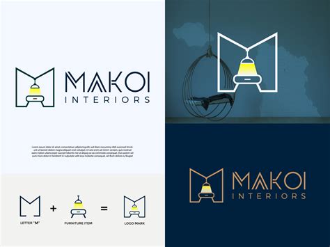 M Letter Interior Logo Design By Amit On Dribbble