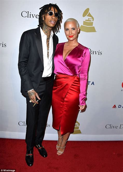 Wiz Khalifa Holds Hands With New Girlfriend Izabela Guedes Daily Mail Online