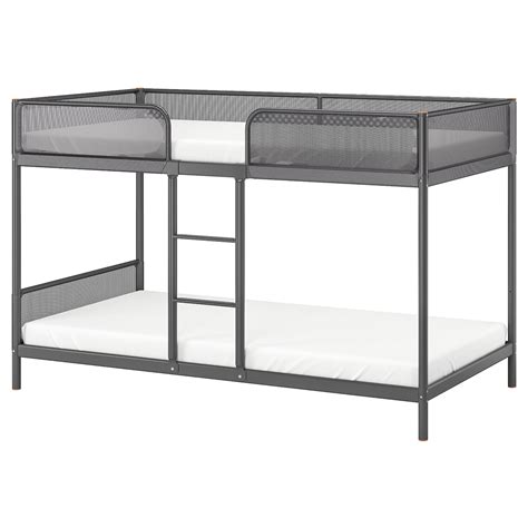 Tuffing Bunk Bed Frame Dark Gray Twin Ikea