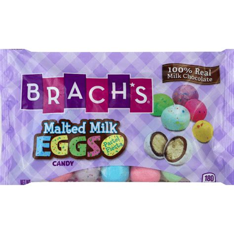 Brachs Candy Malted Milk Eggs Pastel Fiesta Chocolate Superlo Foods