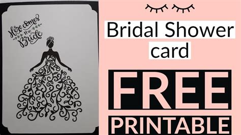 Bridal Shower Card Printable Printable World Holiday