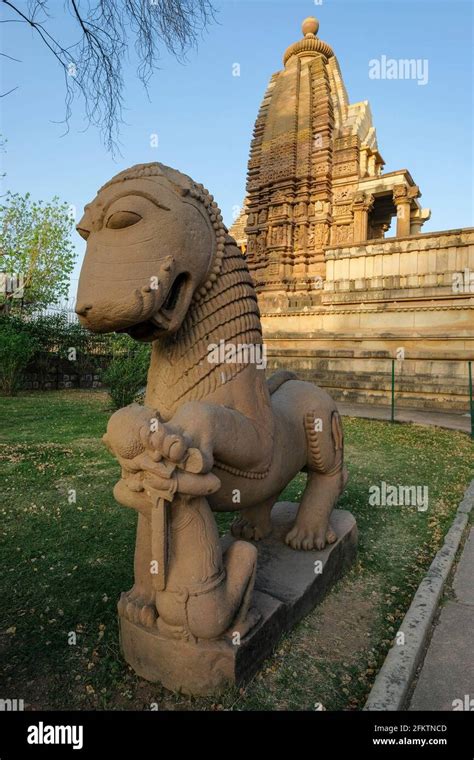 The Lakshmi Temple In Khajuraho Madhya Pradesh India Forms Part Of