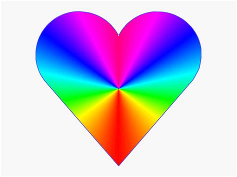 Rainbow Love Hearts Emoji Hd Png Download Transparent