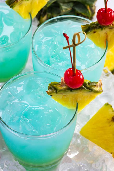 Enjoy one of these delicious caribbean rum cocktails made with malibu rum with the smooth, sweet taste of coconut, fresh fruits and enjoy the refreshing. Bluewater Breeze Cocktail | Recipe | Cocktail drinks ...