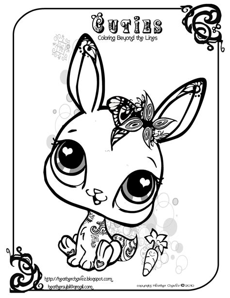 Quirky Artist Loft Cuties Free Animal Coloring Pages