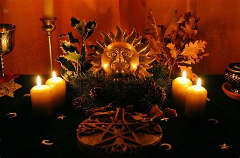 my yule altar yule winter equinox yuletide