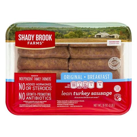 Shady Brook Farms Lean Turkey Sausage Original 16 Oz From Shoppers