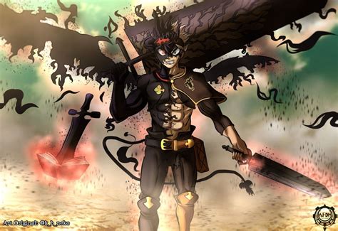 Asta Demon Asta Black Clover Characters Demon Dweller Sword Black