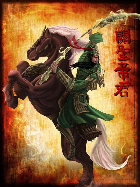 Chinese God Of War Guan Yu By Arcsh On Deviantart