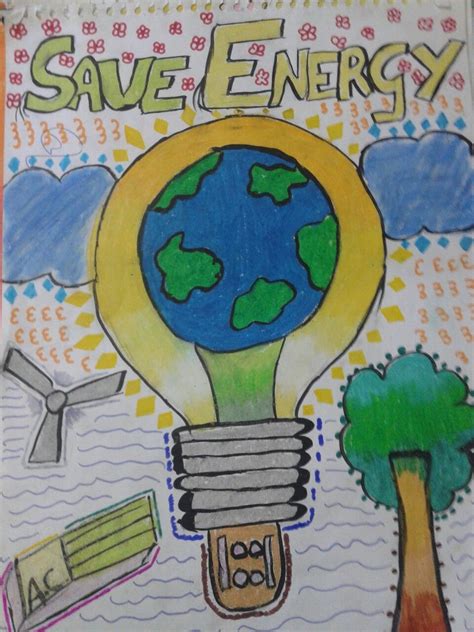 How To Save Energy Drawing Kids Are Learning Energy Conservation And