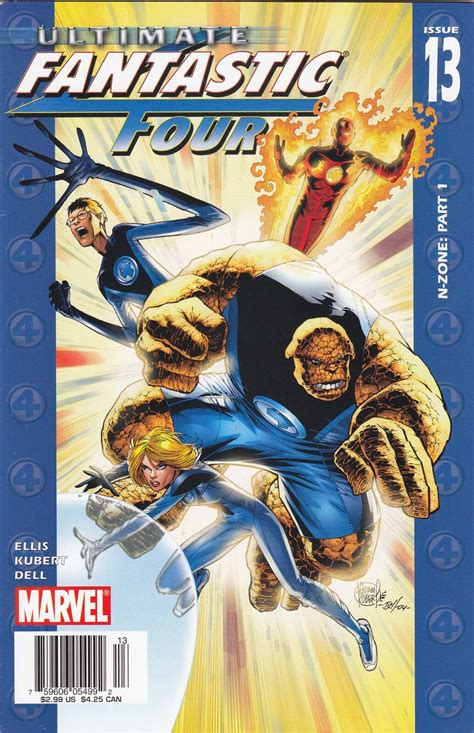Ultimate Fantastic Four 13 Newsstand Vf Marvel Warren Ellis