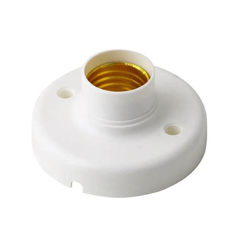 Lightinbox 5pcs White Free Shipping Useful E27 Round Plastic Base Screw
