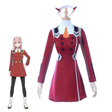 Anime Darling In The Franxx 02 Cosplay Zero Two Cosplay Costumes Women Coscrew