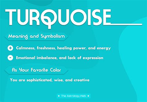 Turquoise Color Meaning And Symbolism The Astrology Web