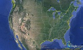 Google Earth View Map Over Time – Topographic Map of Usa with States