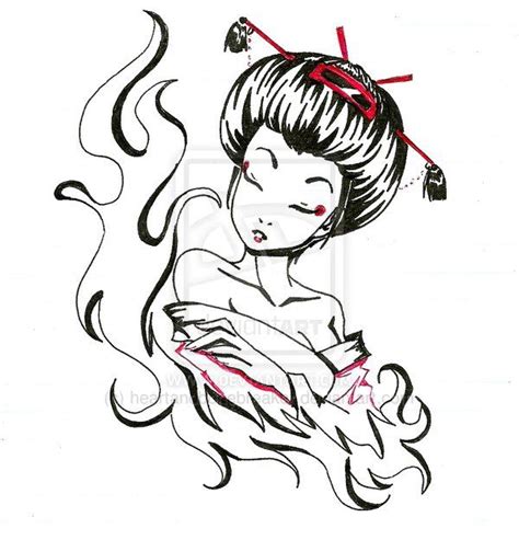 Geisha Geisha Art Art Journal Cover Geisha Tattoo Design