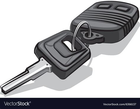 Car Keys Royalty Free Vector Image Vectorstock