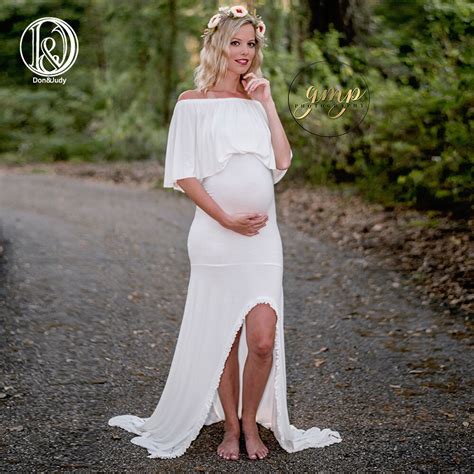 Dandj Pregnancy Dresses Maternity Photography Props Clothes For Pregnant