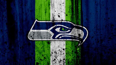 Seattle Seahawks Logo In Green White Background 4k Hd Seattle Seahawks