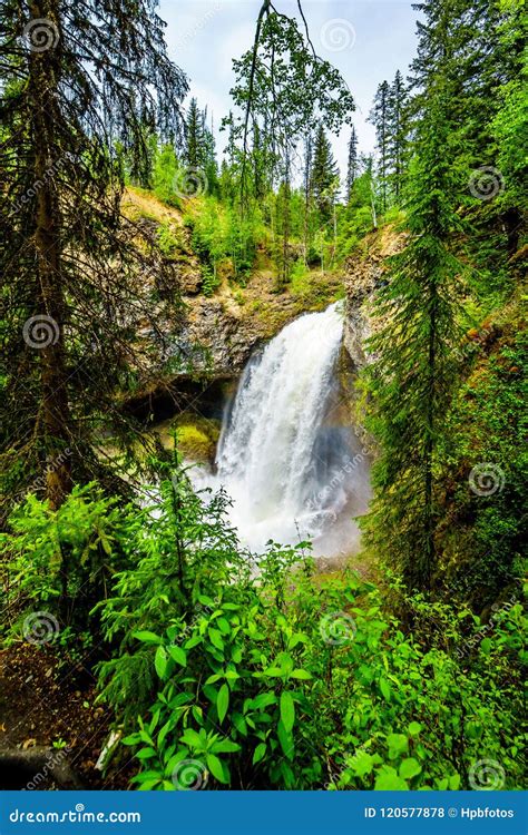 Moul Falls In Wells Gray Provincial Park British Columbia Canada