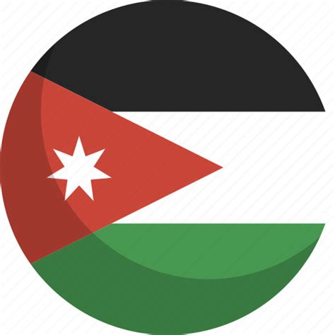 Country Flag Jordan Nation Icon